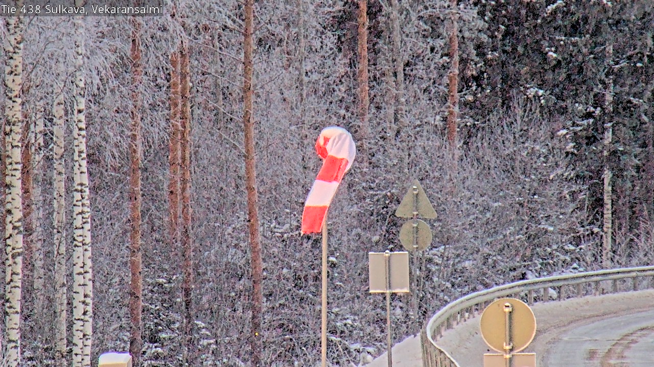 Weather Camera Image Väg 438, Sulkava, Vekaransalmi, Sulkava, Etelä-Savo