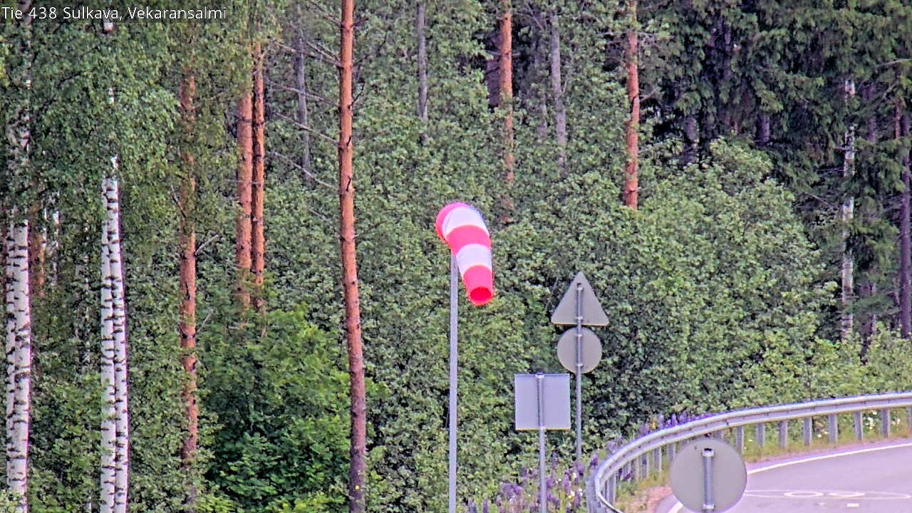 Weather Camera Image Road 438, Sulkava, Vekaransalmi, Sulkava, Etelä-Savo