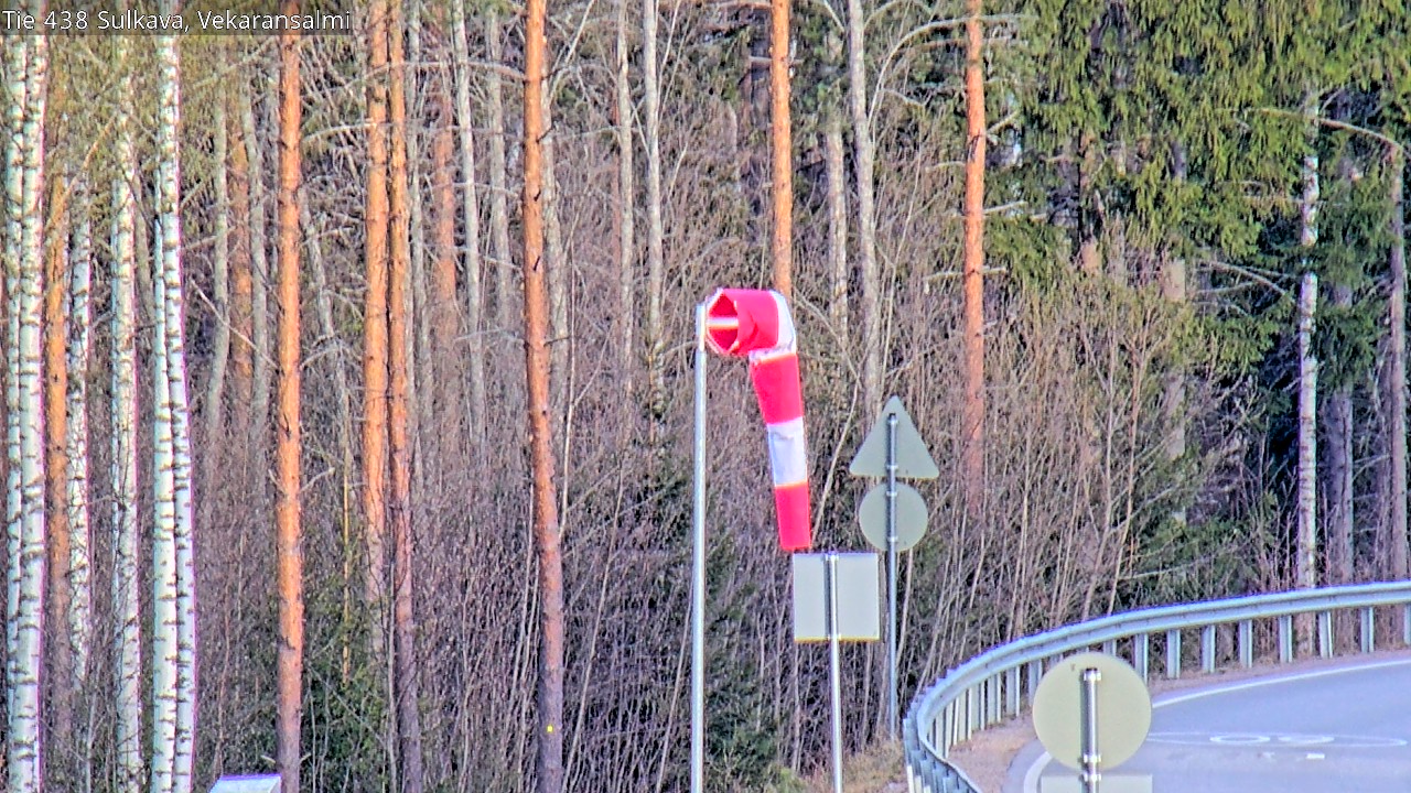 Weather Camera Image Road 438, Sulkava, Vekaransalmi, Sulkava, Etelä-Savo