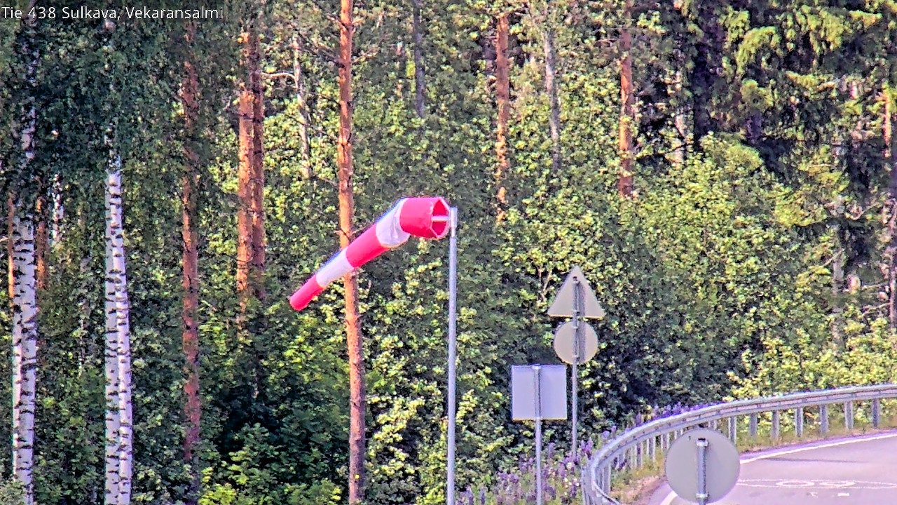 Weather Camera Image Väg 438, Sulkava, Vekaransalmi, Sulkava, Etelä-Savo