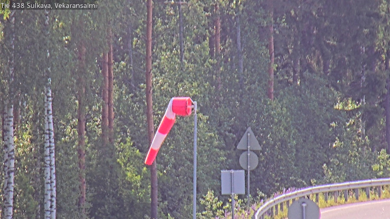 Weather Camera Image Road 438, Sulkava, Vekaransalmi, Sulkava, Etelä-Savo
