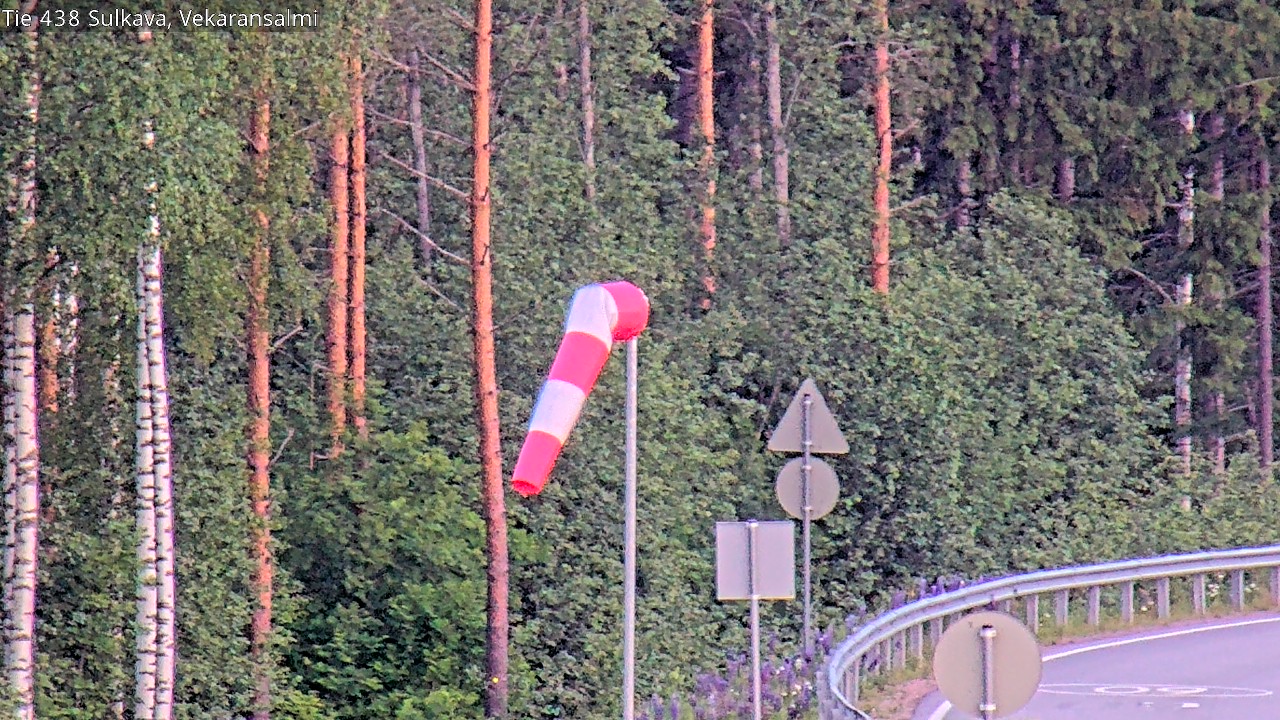 Weather Camera Image Road 438, Sulkava, Vekaransalmi, Sulkava, Etelä-Savo