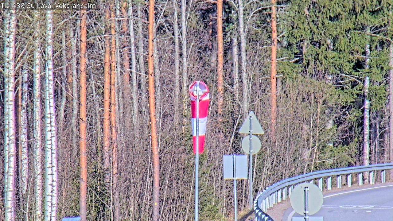Weather Camera Image Road 438, Sulkava, Vekaransalmi, Sulkava, Etelä-Savo