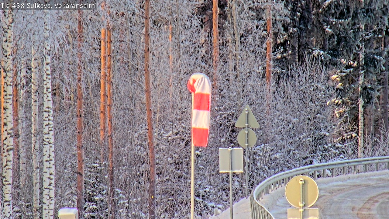 Weather Camera Image Väg 438, Sulkava, Vekaransalmi, Sulkava, Etelä-Savo