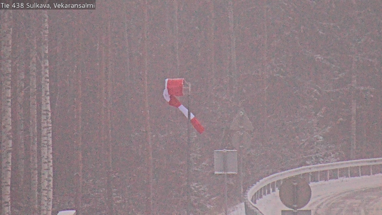 Weather Camera Image Väg 438, Sulkava, Vekaransalmi, Sulkava, Etelä-Savo
