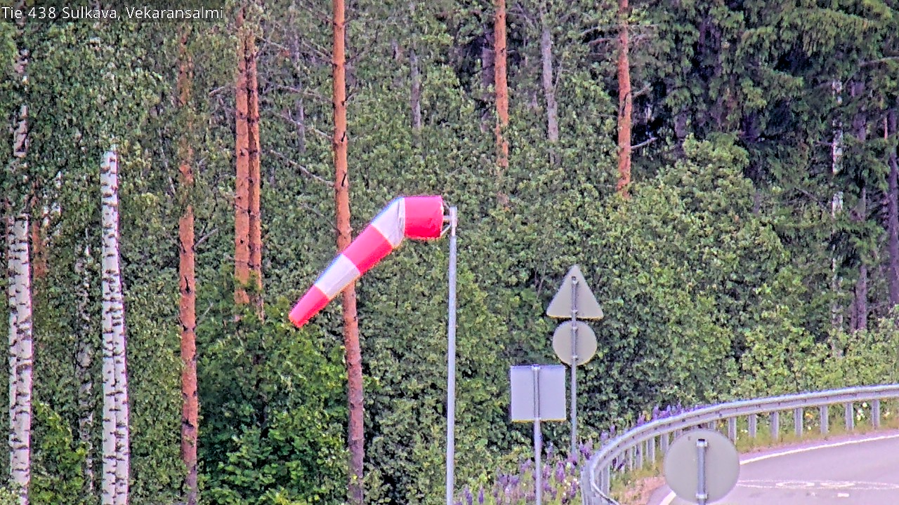 Weather Camera Image Väg 438, Sulkava, Vekaransalmi, Sulkava, Etelä-Savo