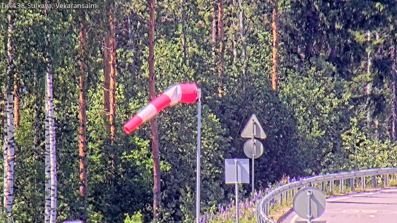 Weather Camera Image Väg 438, Sulkava, Vekaransalmi, Sulkava, Etelä-Savo