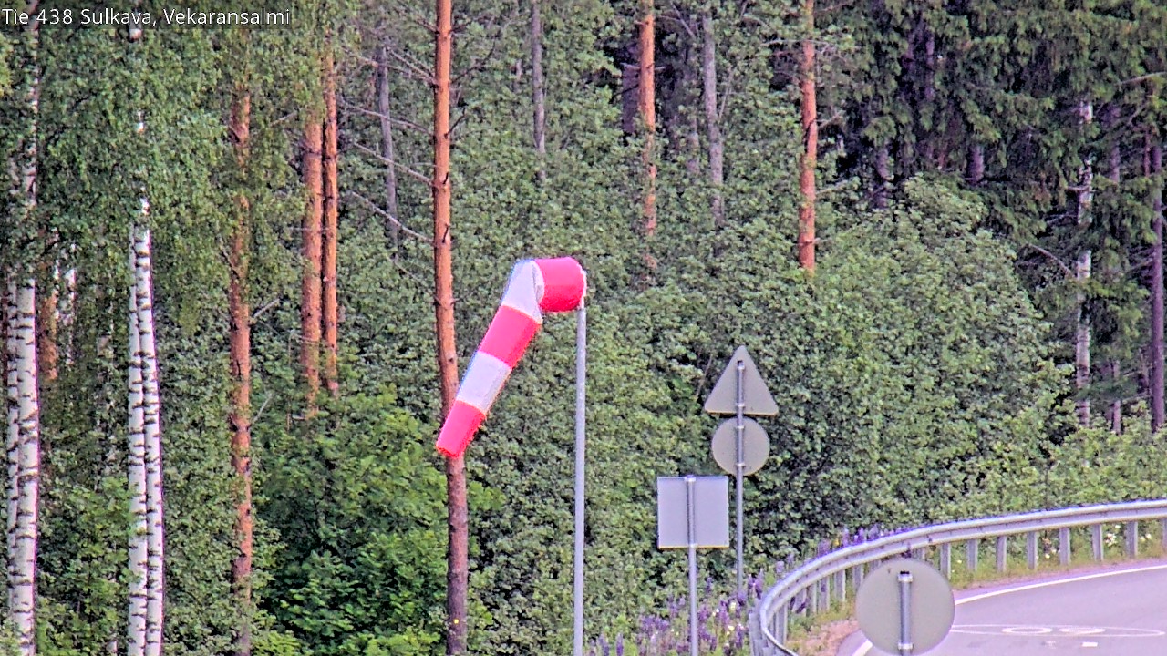 Weather Camera Image Road 438, Sulkava, Vekaransalmi, Sulkava, Etelä-Savo