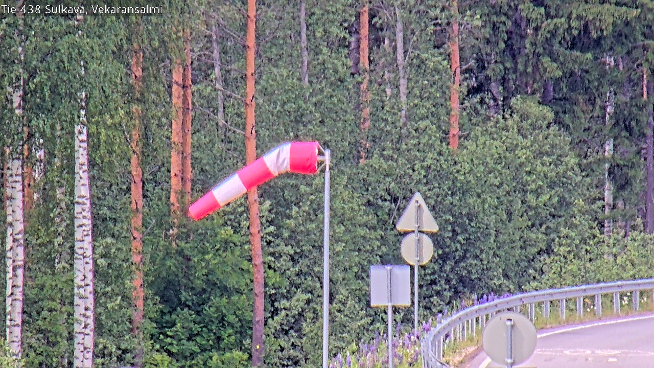 Weather Camera Image Väg 438, Sulkava, Vekaransalmi, Sulkava, Etelä-Savo