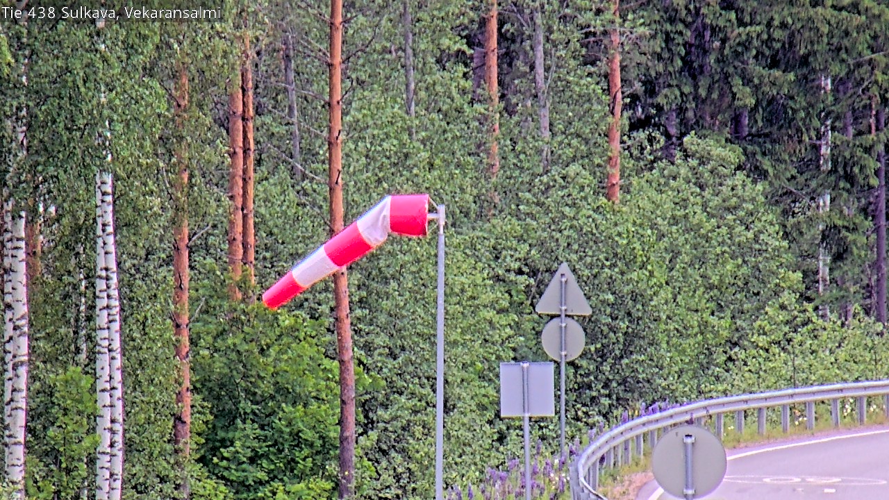 Weather Camera Image Road 438, Sulkava, Vekaransalmi, Sulkava, Etelä-Savo