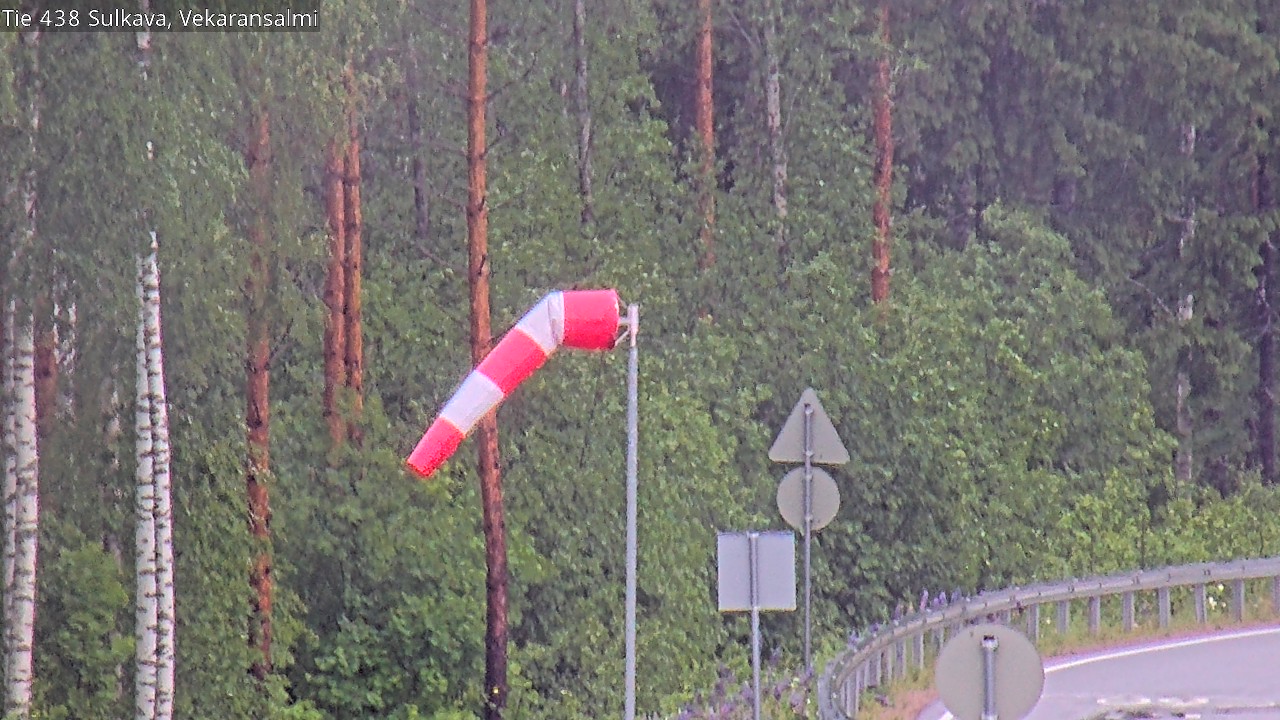 Weather Camera Image Väg 438, Sulkava, Vekaransalmi, Sulkava, Etelä-Savo