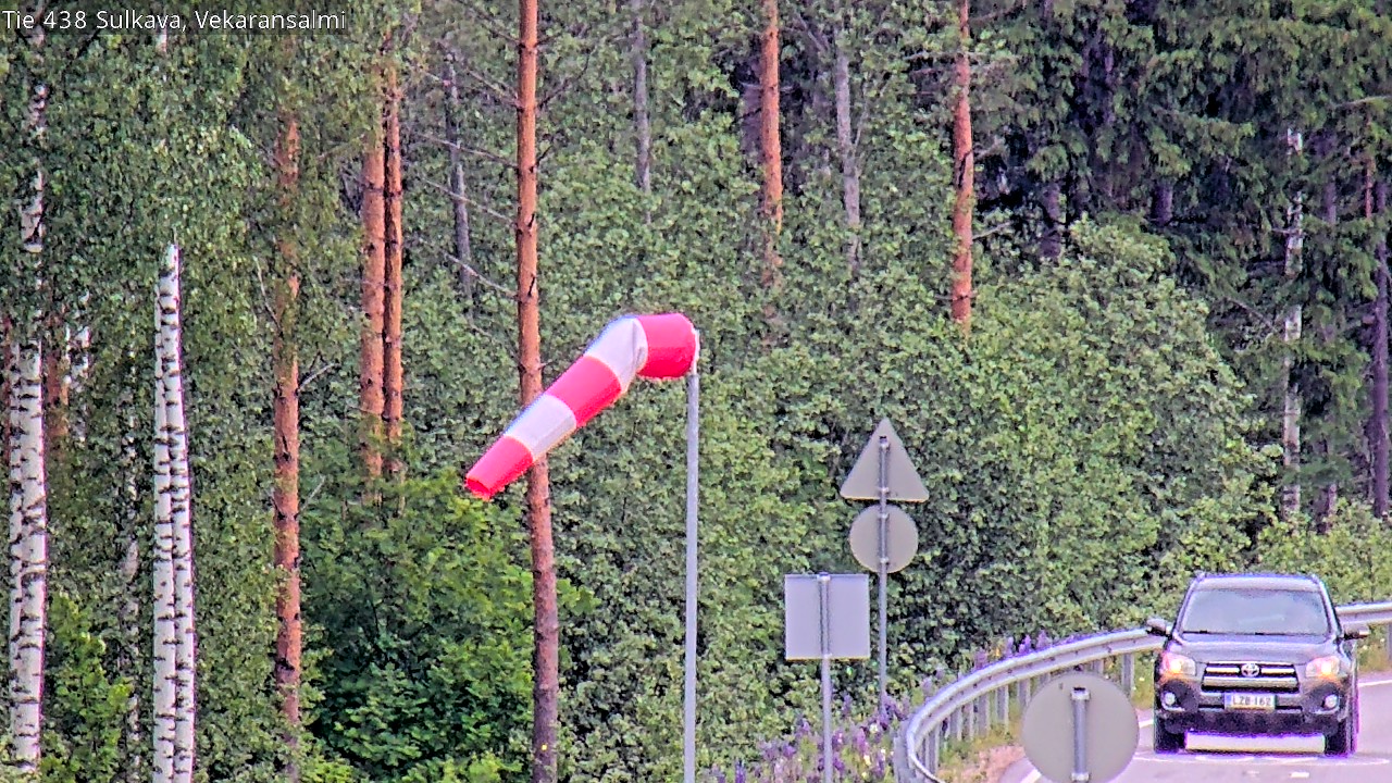 Weather Camera Image Väg 438, Sulkava, Vekaransalmi, Sulkava, Etelä-Savo