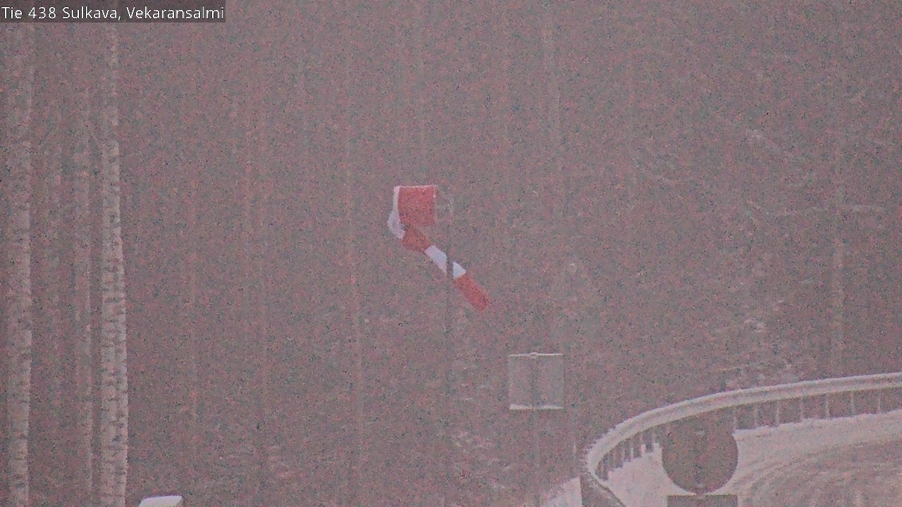 Weather Camera Image Väg 438, Sulkava, Vekaransalmi, Sulkava, Etelä-Savo