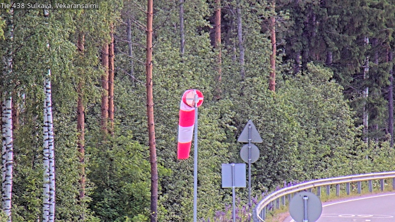Weather Camera Image Road 438, Sulkava, Vekaransalmi, Sulkava, Etelä-Savo
