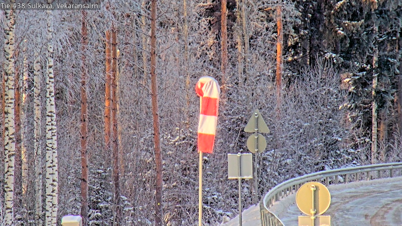 Weather Camera Image Väg 438, Sulkava, Vekaransalmi, Sulkava, Etelä-Savo