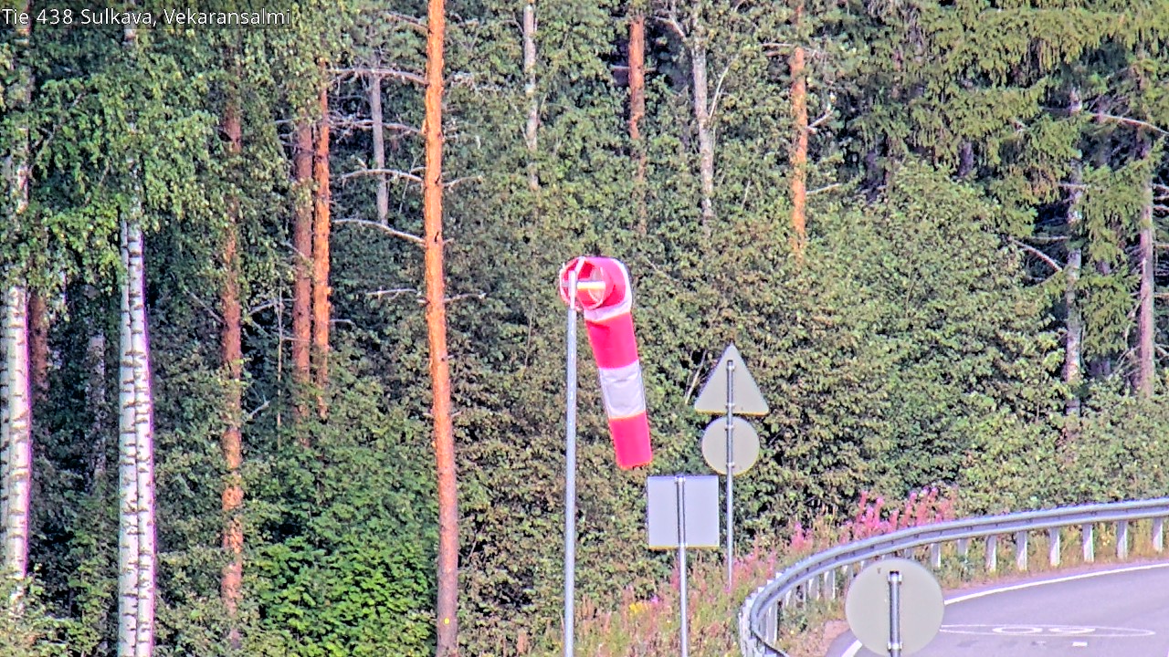 Weather Camera Image Road 438, Sulkava, Vekaransalmi, Sulkava, Etelä-Savo