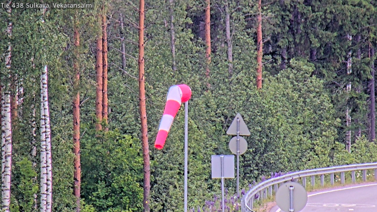 Weather Camera Image Road 438, Sulkava, Vekaransalmi, Sulkava, Etelä-Savo