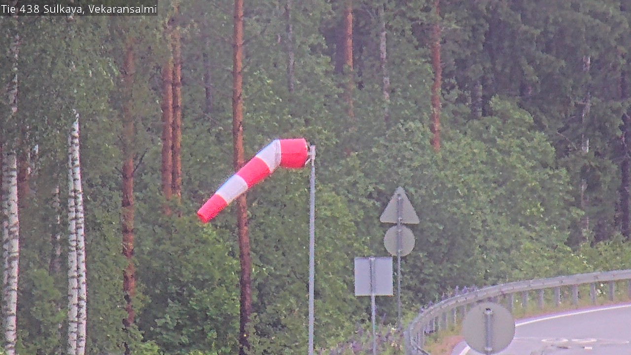 Weather Camera Image Väg 438, Sulkava, Vekaransalmi, Sulkava, Etelä-Savo