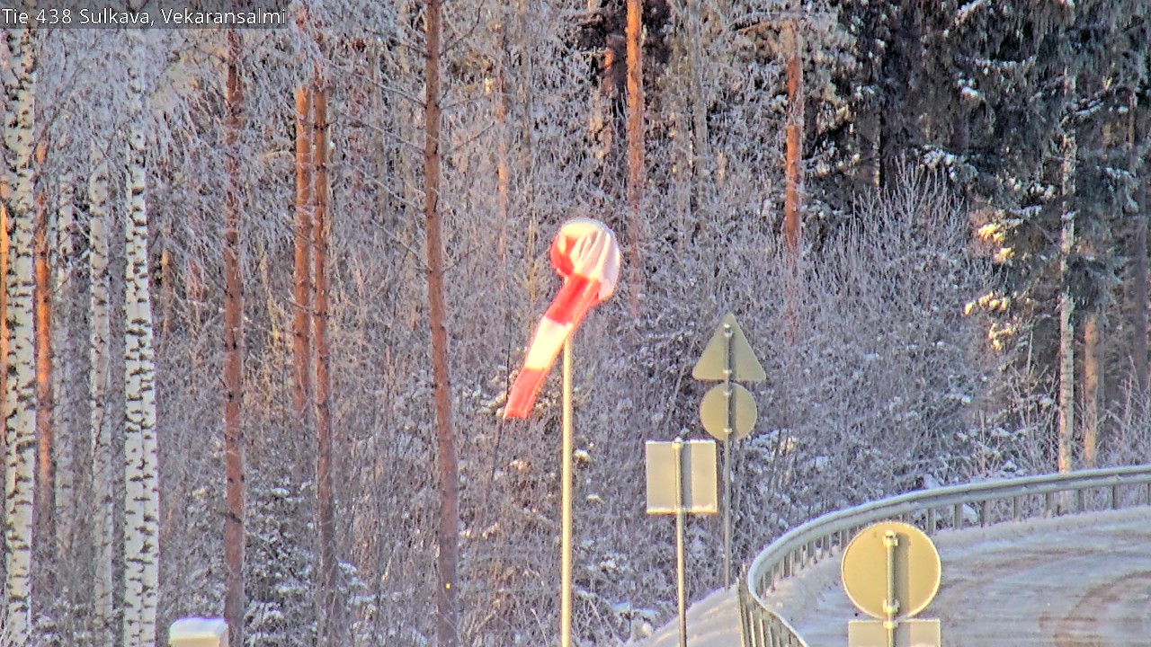 Weather Camera Image Väg 438, Sulkava, Vekaransalmi, Sulkava, Etelä-Savo