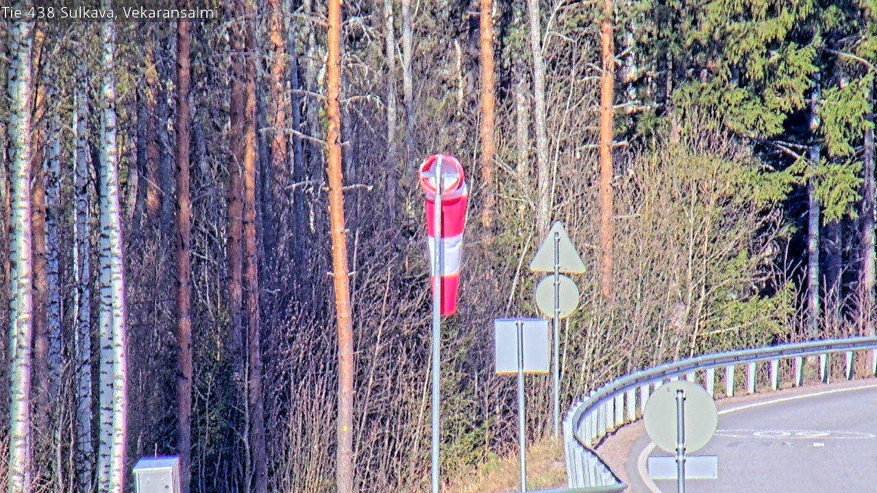 Weather Camera Image Road 438, Sulkava, Vekaransalmi, Sulkava, Etelä-Savo