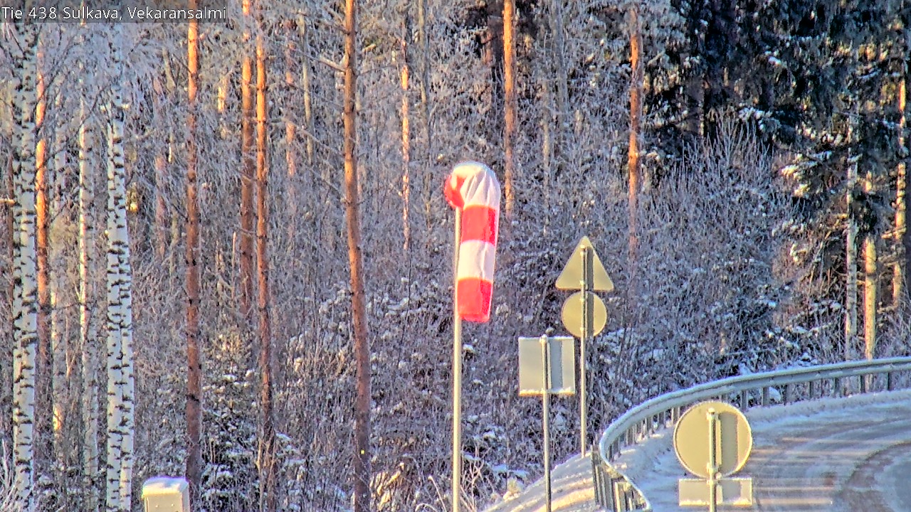 Weather Camera Image Road 438, Sulkava, Vekaransalmi, Sulkava, Etelä-Savo