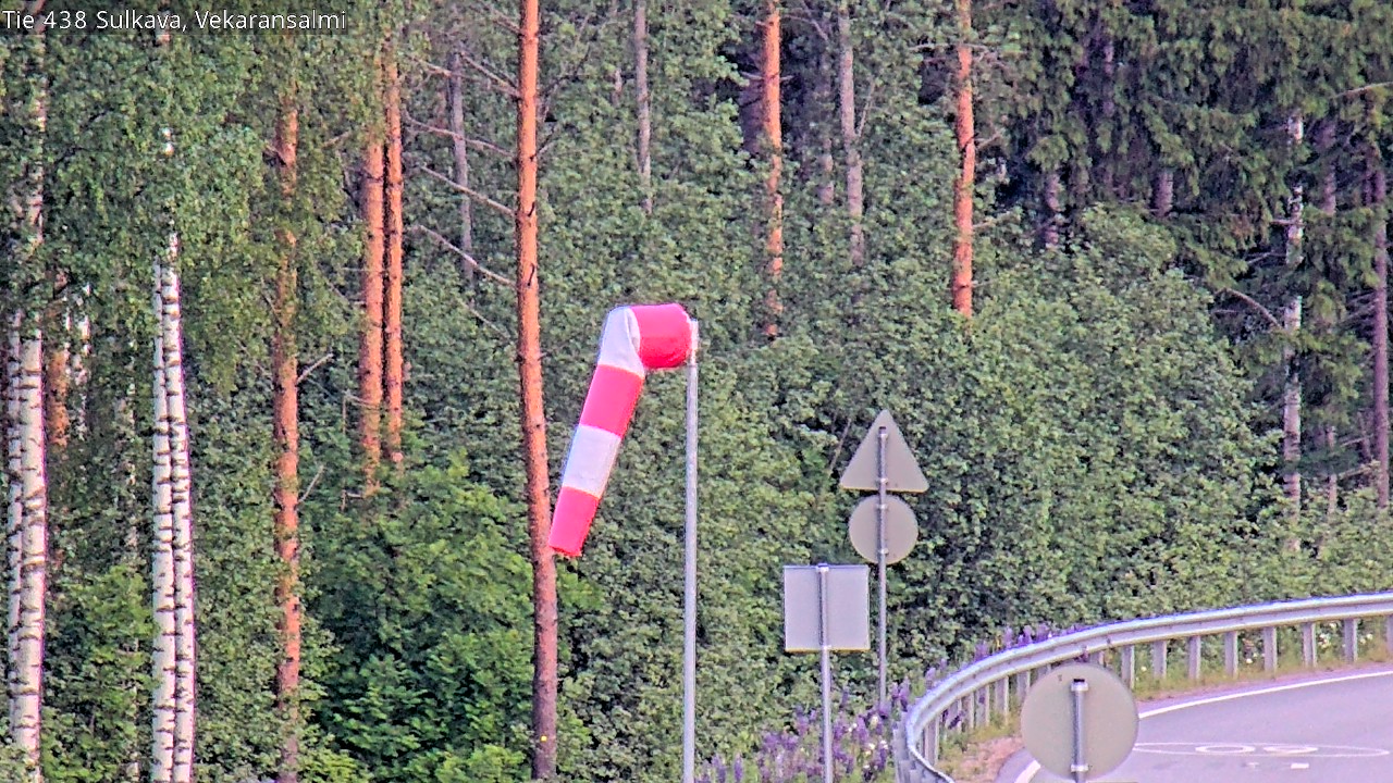 Weather Camera Image Road 438, Sulkava, Vekaransalmi, Sulkava, Etelä-Savo