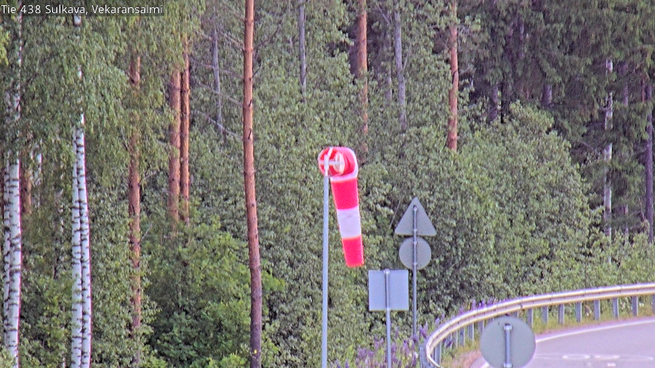 Weather Camera Image Road 438, Sulkava, Vekaransalmi, Sulkava, Etelä-Savo