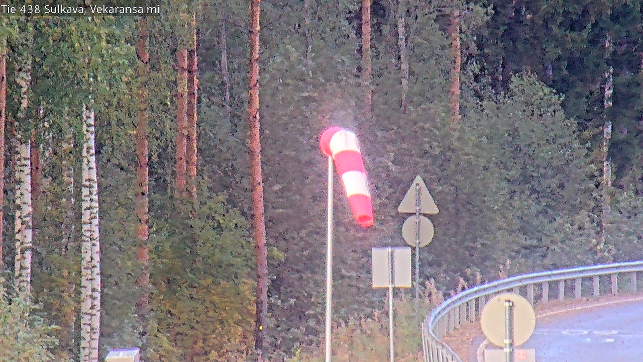 Weather Camera Image Road 438, Sulkava, Vekaransalmi, Sulkava, Etelä-Savo