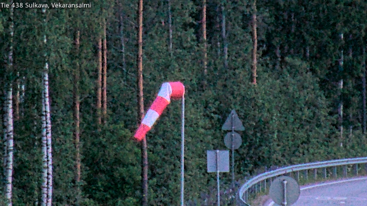 Weather Camera Image Road 438, Sulkava, Vekaransalmi, Sulkava, Etelä-Savo