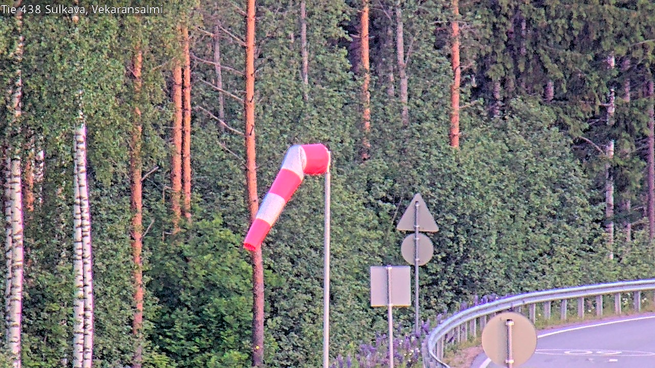 Weather Camera Image Road 438, Sulkava, Vekaransalmi, Sulkava, Etelä-Savo