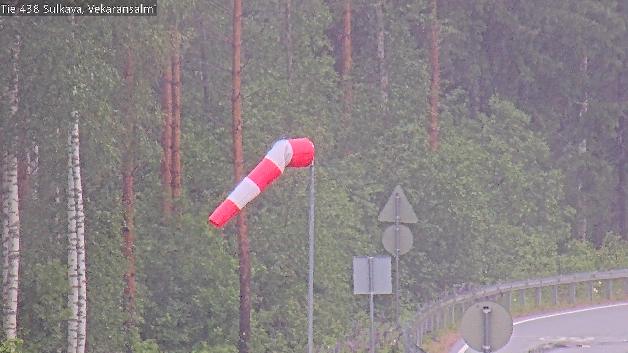 Weather Camera Image Väg 438, Sulkava, Vekaransalmi, Sulkava, Etelä-Savo