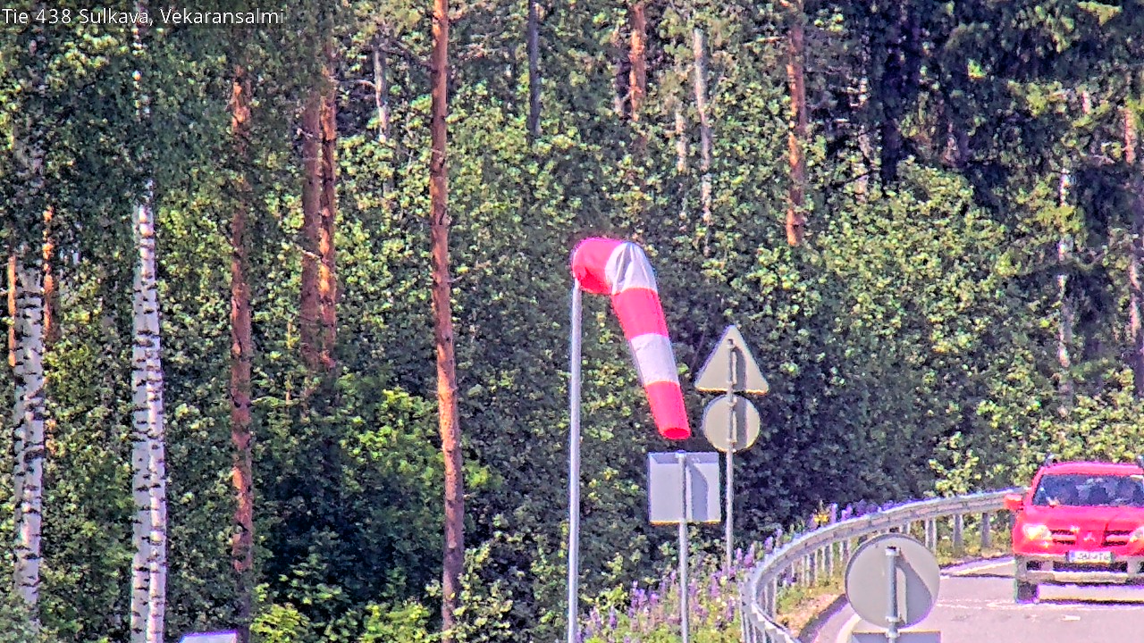 Weather Camera Image Väg 438, Sulkava, Vekaransalmi, Sulkava, Etelä-Savo