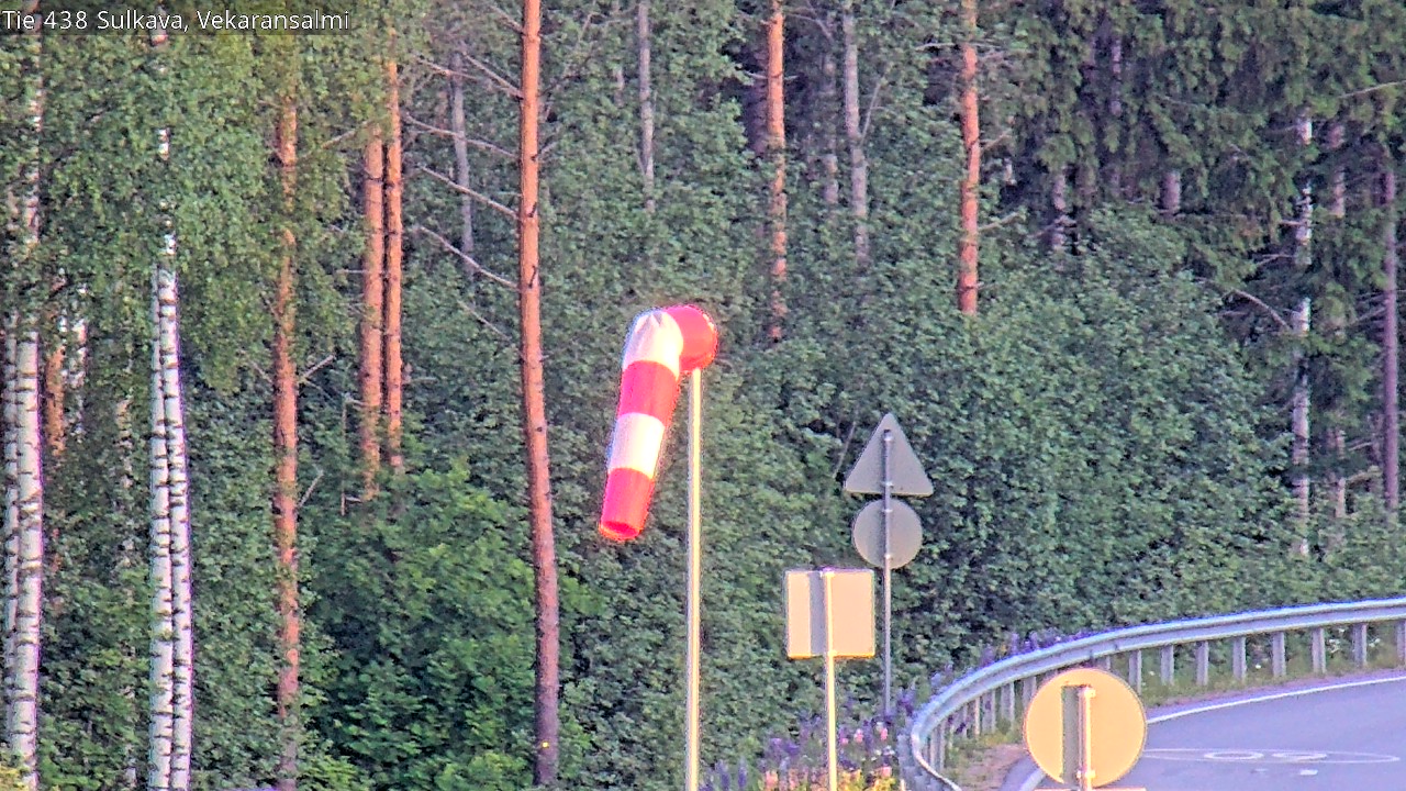 Weather Camera Image Road 438, Sulkava, Vekaransalmi, Sulkava, Etelä-Savo