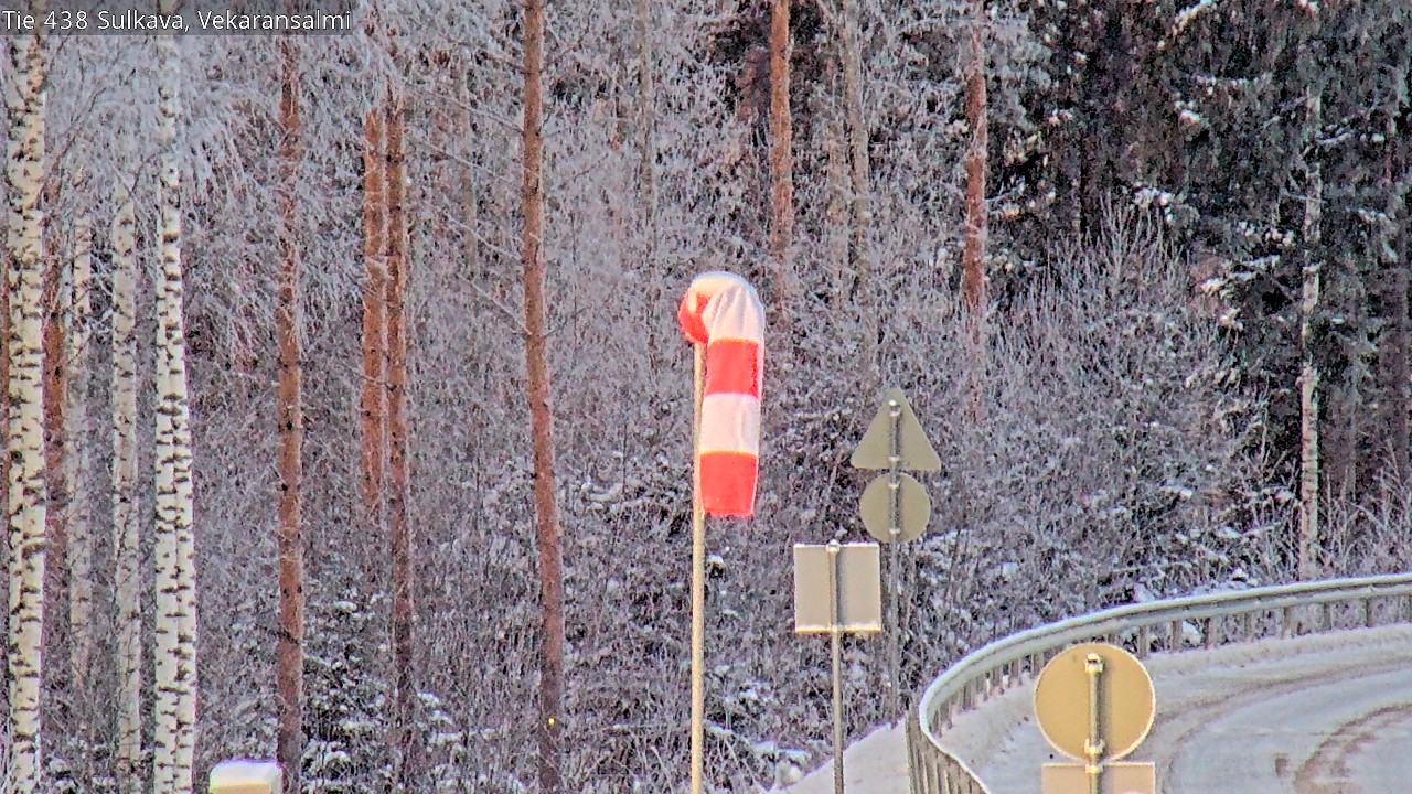 Weather Camera Image Väg 438, Sulkava, Vekaransalmi, Sulkava, Etelä-Savo