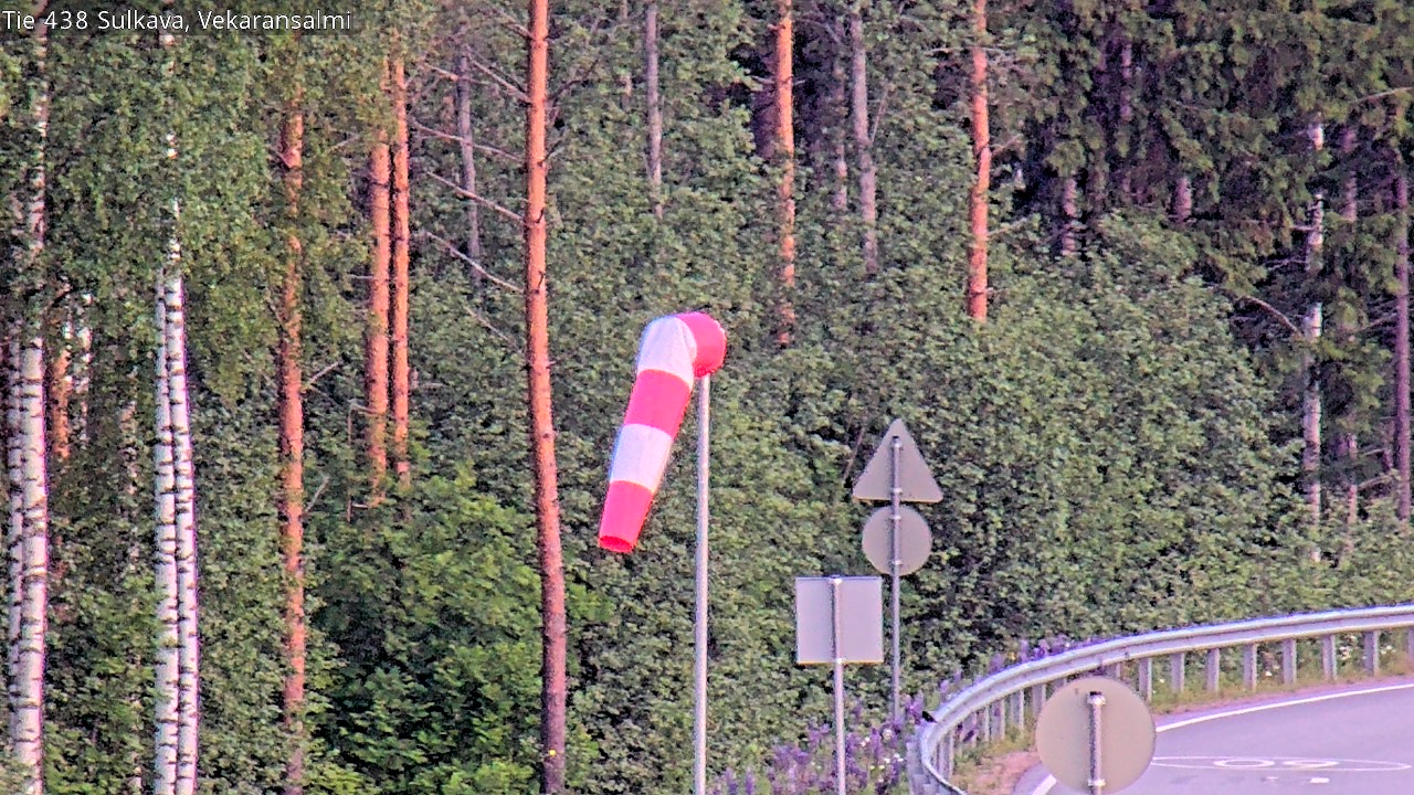 Weather Camera Image Road 438, Sulkava, Vekaransalmi, Sulkava, Etelä-Savo