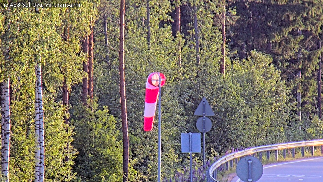 Weather Camera Image Road 438, Sulkava, Vekaransalmi, Sulkava, Etelä-Savo
