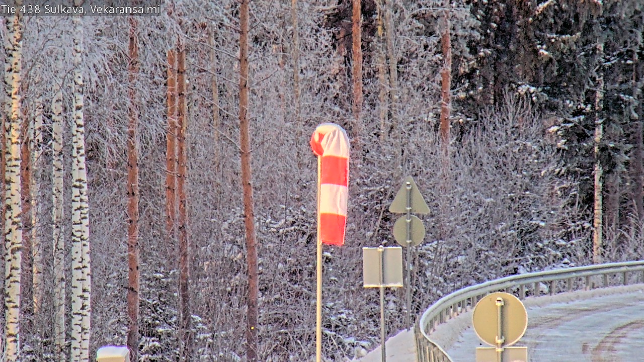 Weather Camera Image Väg 438, Sulkava, Vekaransalmi, Sulkava, Etelä-Savo