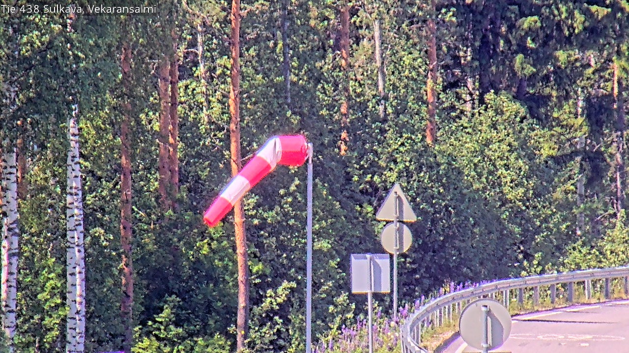 Weather Camera Image Väg 438, Sulkava, Vekaransalmi, Sulkava, Etelä-Savo