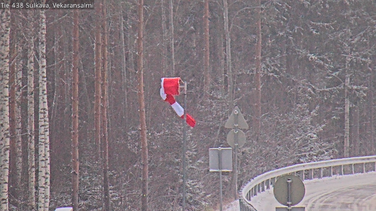 Weather Camera Image Väg 438, Sulkava, Vekaransalmi, Sulkava, Etelä-Savo