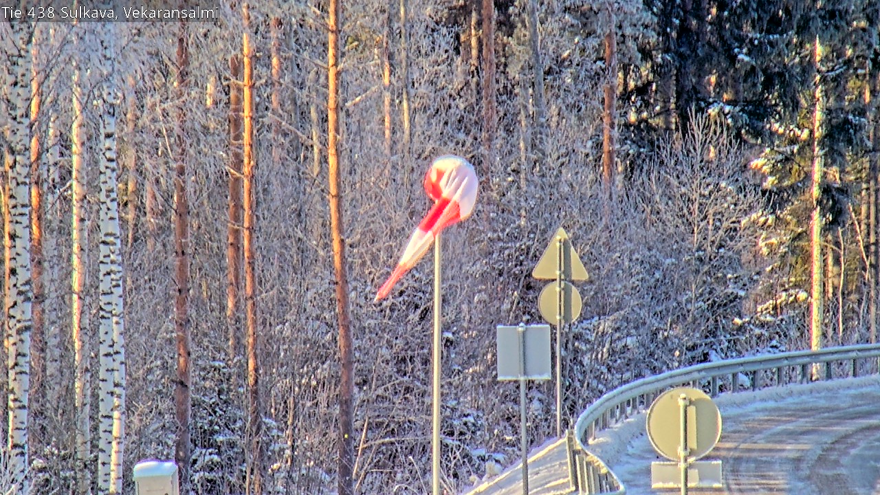 Weather Camera Image Road 438, Sulkava, Vekaransalmi, Sulkava, Etelä-Savo