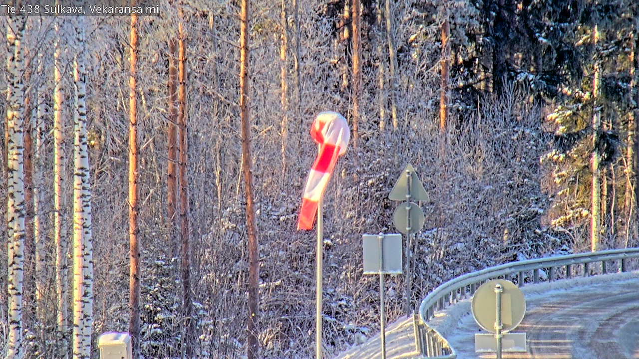 Weather Camera Image Road 438, Sulkava, Vekaransalmi, Sulkava, Etelä-Savo