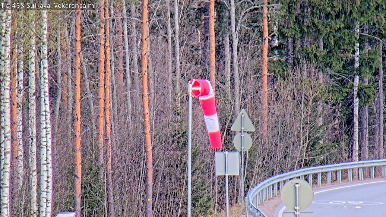 Weather Camera Image Road 438, Sulkava, Vekaransalmi, Sulkava, Etelä-Savo