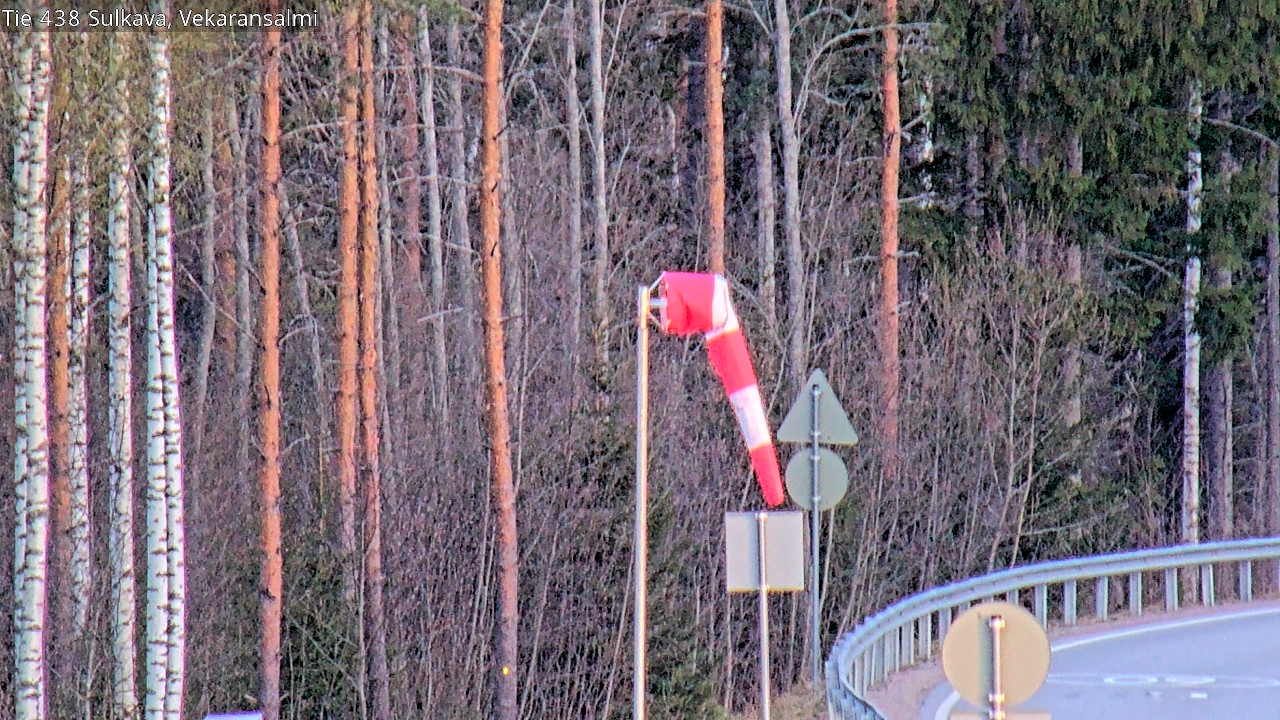 Weather Camera Image Road 438, Sulkava, Vekaransalmi, Sulkava, Etelä-Savo