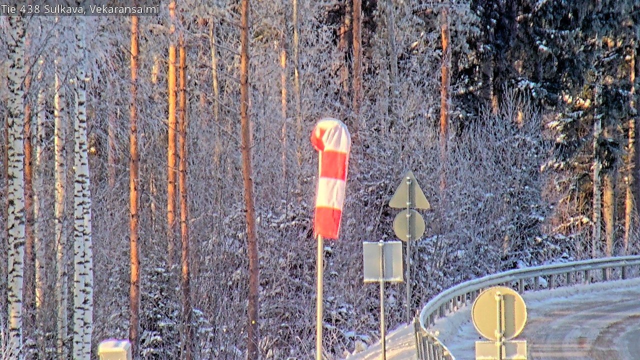 Weather Camera Image Road 438, Sulkava, Vekaransalmi, Sulkava, Etelä-Savo