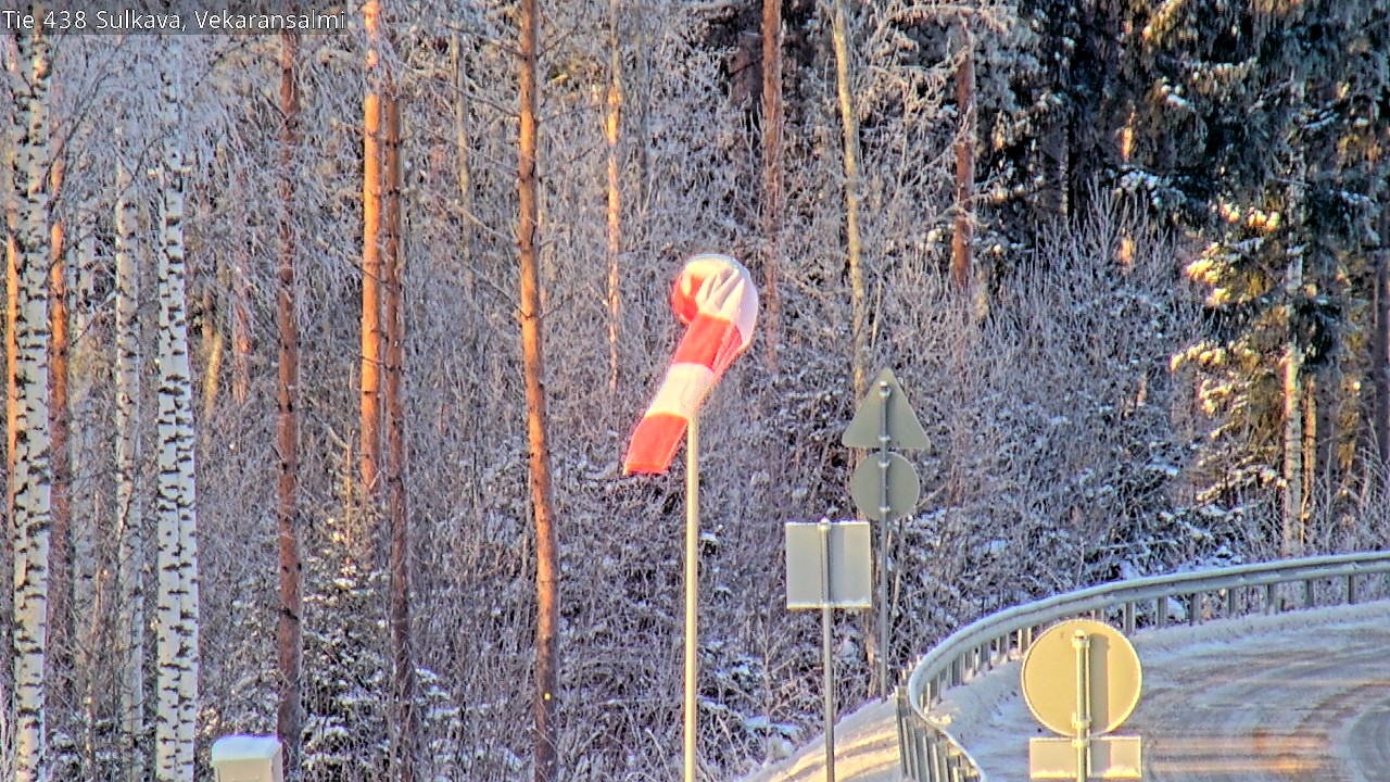 Weather Camera Image Väg 438, Sulkava, Vekaransalmi, Sulkava, Etelä-Savo