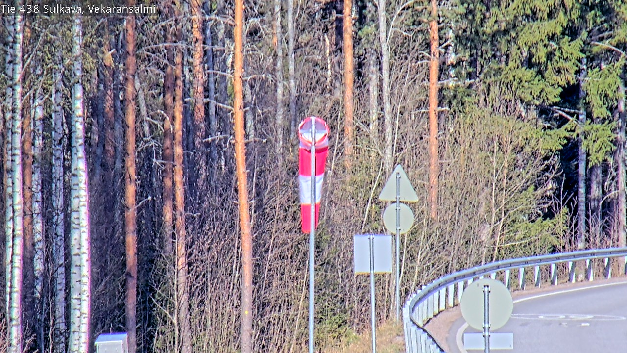 Weather Camera Image Road 438, Sulkava, Vekaransalmi, Sulkava, Etelä-Savo