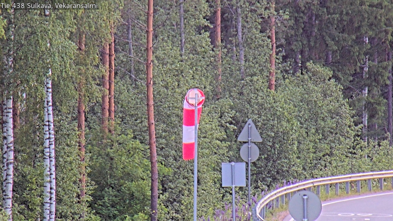 Weather Camera Image Road 438, Sulkava, Vekaransalmi, Sulkava, Etelä-Savo