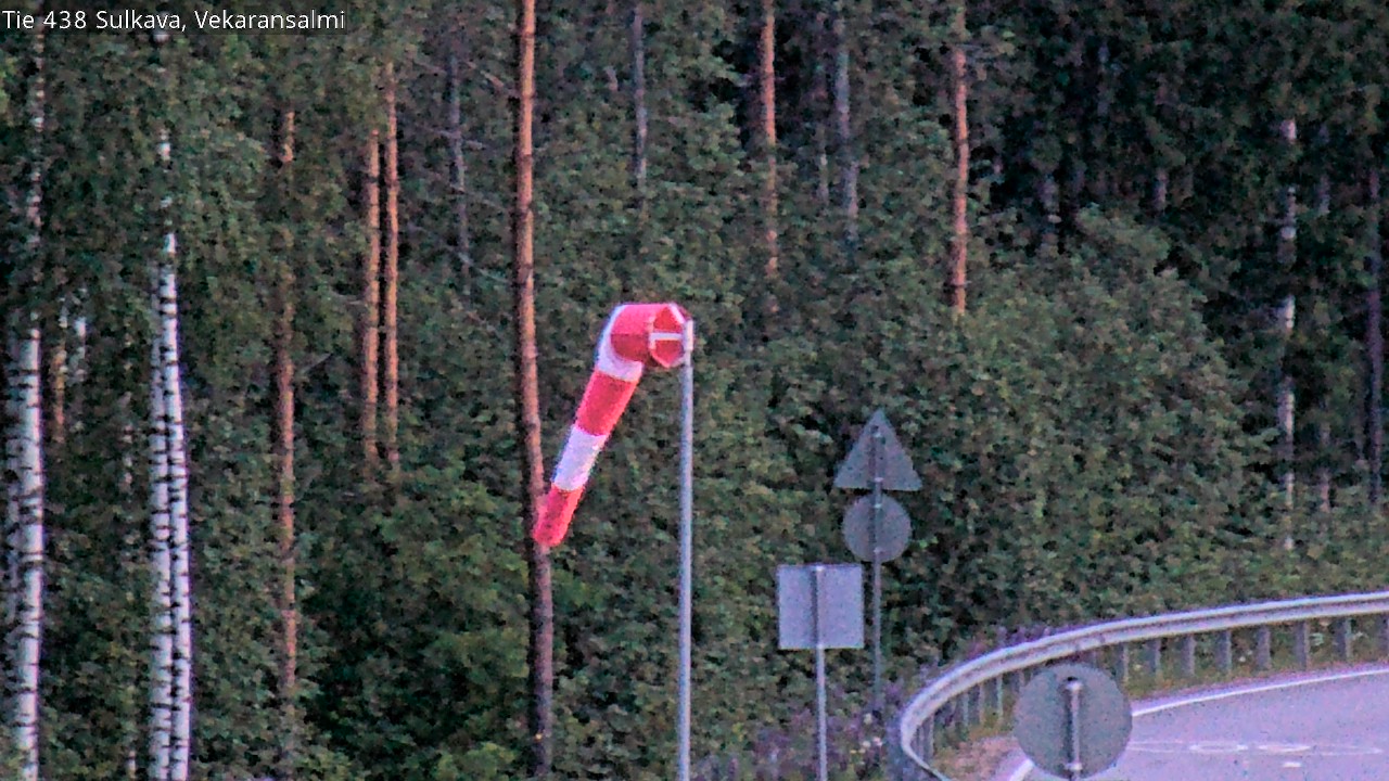 Weather Camera Image Road 438, Sulkava, Vekaransalmi, Sulkava, Etelä-Savo