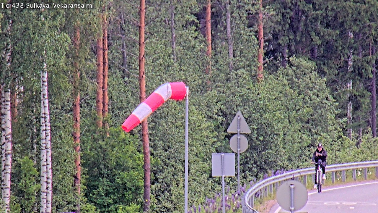 Weather Camera Image Road 438, Sulkava, Vekaransalmi, Sulkava, Etelä-Savo