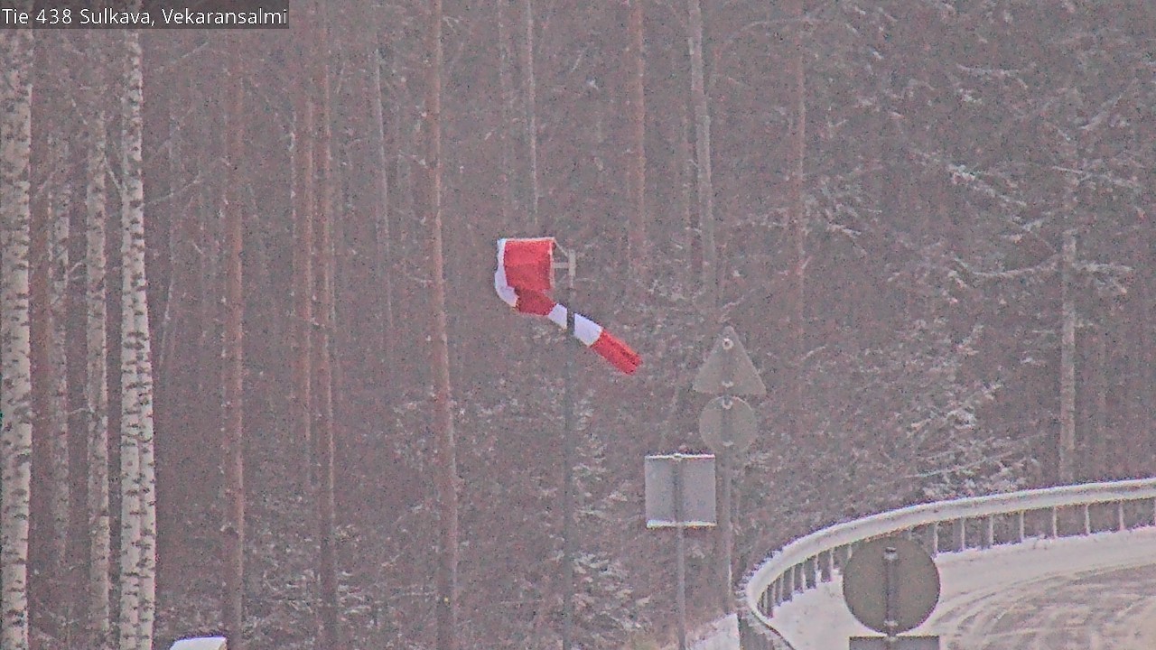 Weather Camera Image Väg 438, Sulkava, Vekaransalmi, Sulkava, Etelä-Savo